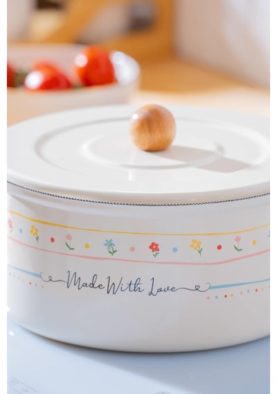 Acar Made With Love Emaye Tencere - 20 Cm