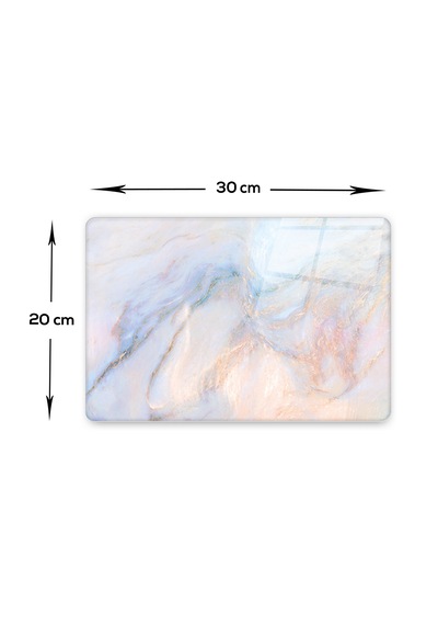 Cam Kesme Tahtası Supreme Mermer Görünümlü 20cm X 30cm