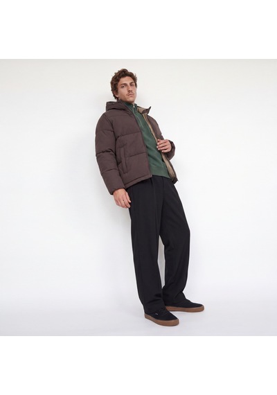 Jack & Jones Erkek Ayarlanabilir Bagcikli Kapüsonlu Puffer Ceket - Galaxy - 12303930 Java
