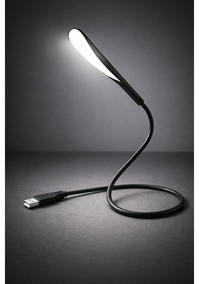 Usb Lamba, Kısılabilir Usb Işık, 2,8w Esnek Klavye Işığı, Pc Bilgisayar İçin, 14 Led İnci, 3 Kademeli Ayarlanabilir Parlaklık, Açma/kapama Dokunmatik Şalteri, D10 Usb Led Siyah