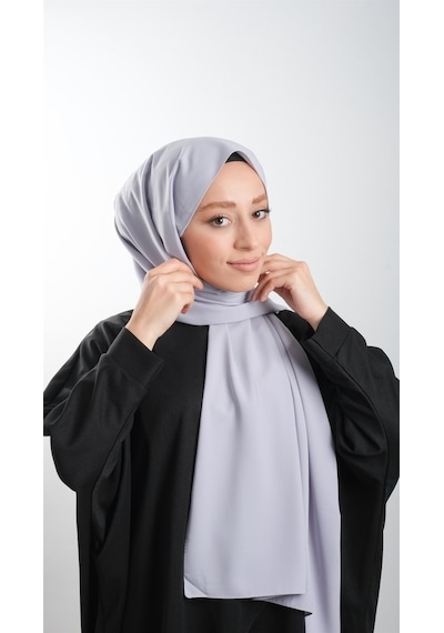 Hürrem Bone Taş Düz Klasik Şal Medine Ipeği Sade 202103_46 Taş