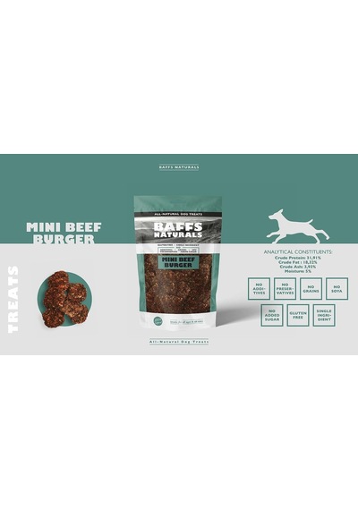 Dana Mini Burger 100% Doğal Köpek Ödül Maması 100 Gr 100 Gr X 1 Adet