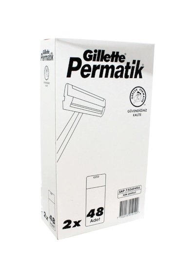 Gillette Permatik Kartela 96'lı