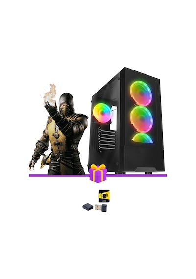 Ramtech Hope X20 i5-9400F 16 GB 1 TB HDD+512 GB M2 SSD 4 GB RX550 Dos Masaüstü Oyuncu Bilgisayarı