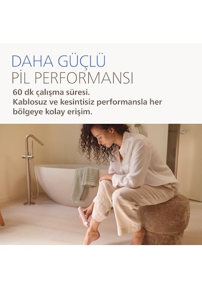 Philips Bre718/05 Epilatör Serisi 9000, Kablosuz, Islak Ve Kuru Kullanım, 32 Cımbız, Led Işık, 60 Dakika Pil Ömrü
