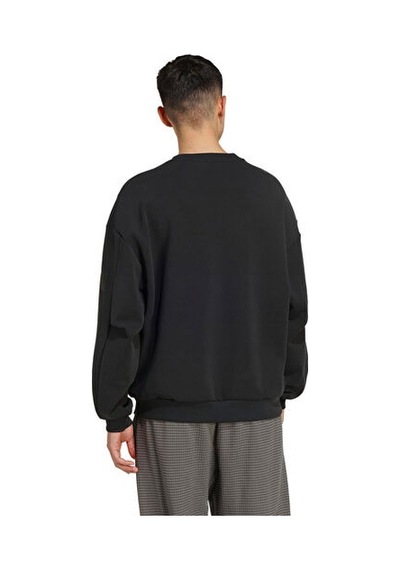 Adidas M Soft Lux Sk Crew Erkek Günlük Sweatshirt Kf0485 Siyah