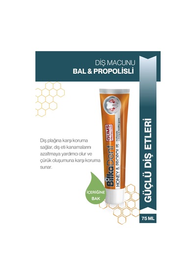 BilkaDent Honey & Propolis Diş Macunu 75 ML