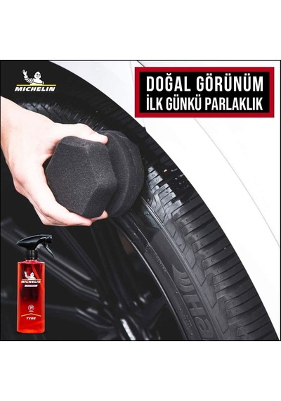 Michelin Mc33573 500ml Pro Serisi Lastik Ve Trim Parlatıcı, Koruyucu Ve Yenileyici Sprey Fr Mc33573
