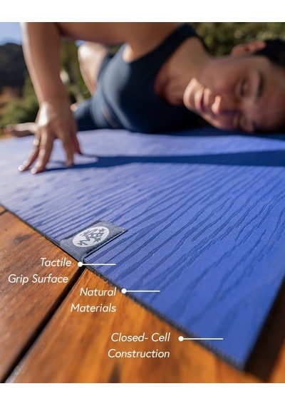 Tr Eko Yoga Matı - 5 Mm, Doğal Kauçuk, Çevre Dostu, Yumuşak Dokulu Yüzey, Doğal Cilde Yakın Hissiyat Diğer