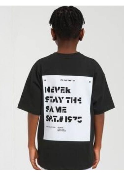Jack Lions Erkek Çocuk Pamuklu Siyah Tshirt-14643 SIYAH