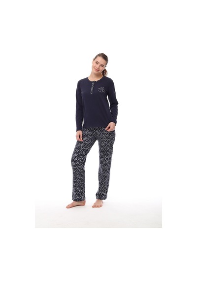 Pijadore 1544 Kadın Uzun Kollu Pijama Takım 001