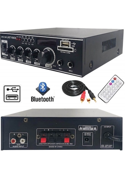 Lastvoice Ekonomi Wall Paket-4B Anfi ve Duvar Hoparlörü Seti