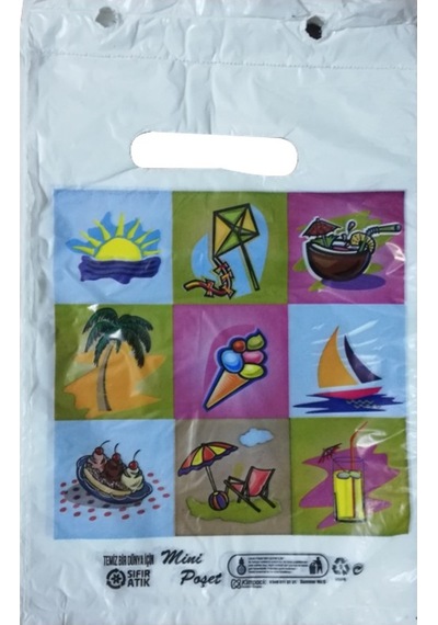 Beyaz Poşet No: 0 Takviyeli Blok Poşet 100'lü 20 x 30 CM