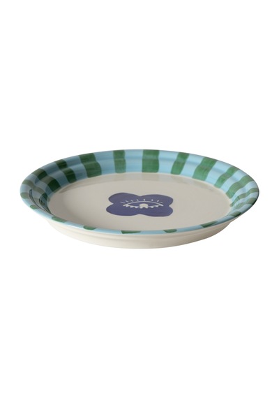 Mudo Home Lısmore Servis Tabağı Lacivert 25 Cm Çok Renkli