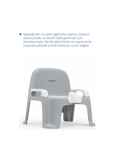 Babyjem Afacan Lazımlık Soft Gri