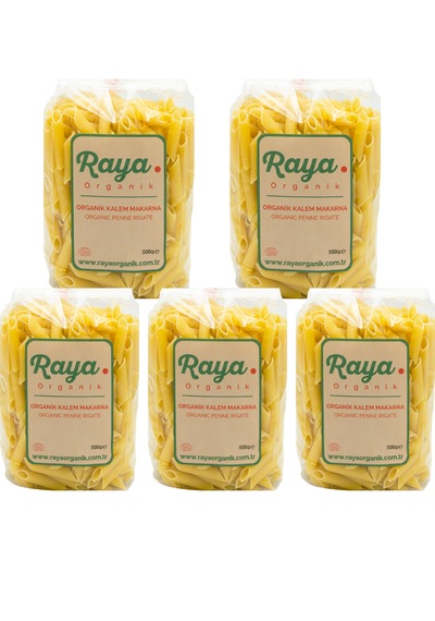 Organik Kalem Makarna 500 Gr - 5'li Paket 500 G