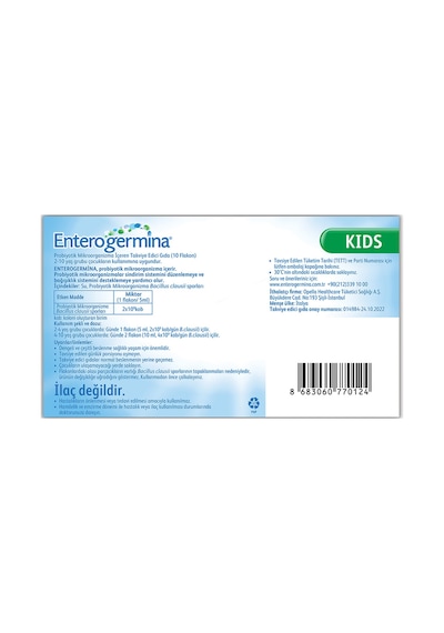 Enterogermina Kids Çocuklar İçin Probiyotik 10 Flakon