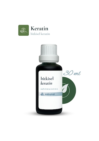 Sabunal Bitkisel Keratin 30 ML -Saç Bakımı Şampuanlara Uygun İçerik