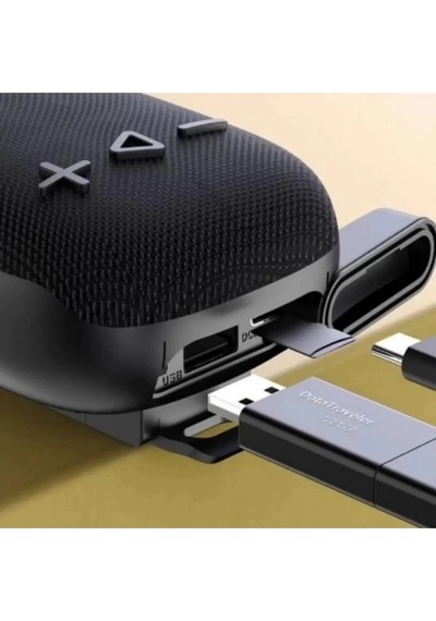 Bisiklet Motorsiklet Gidon Kemer Atlı Hafıza Kartı Usb Girişli Bluetooth Hoparlör