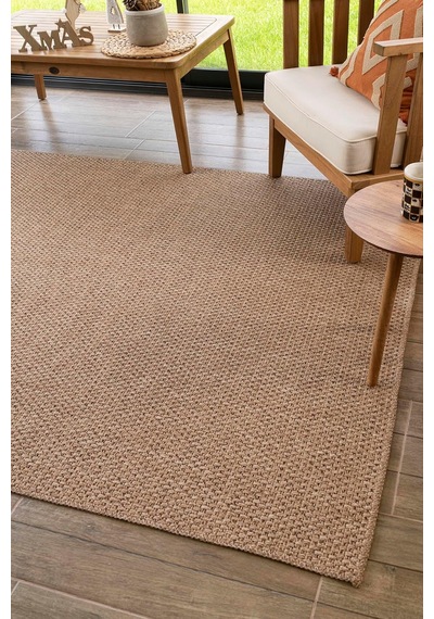 Naturel Jüt Halı Modern Örme Kilim Rusticana 3101 Çok Renkli