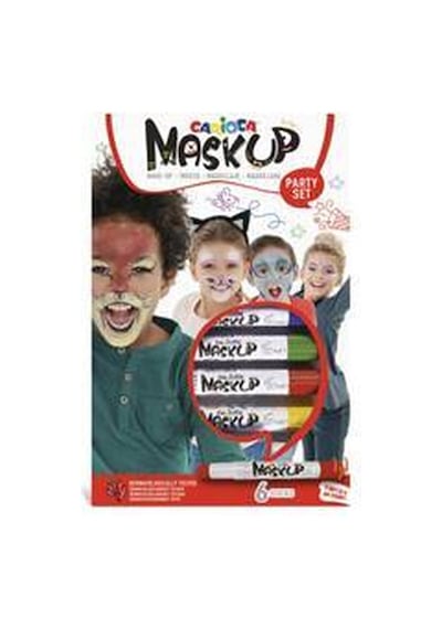 Carioca Mask Up Yüz Boyası 6 Renk Parti