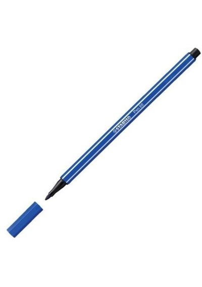 Stabilo 68/32 Keçe Uçlu Boya Kalemi 1 MM 10'lu Koyu Mavi