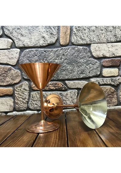 Bakır Martini Bardağı