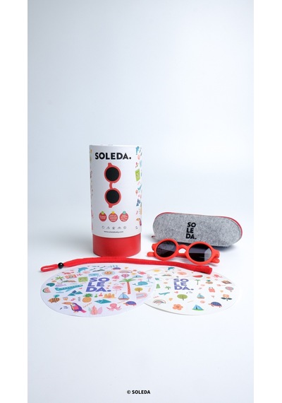 Soleda 0-12 Ay Bebek Güneş Gözlüğü - Strawberry