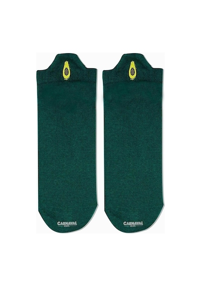 Carnaval Socks 5'li Bilek Nakışlı Meyveler Desenli Renkli Çorap Kutusu Renkli