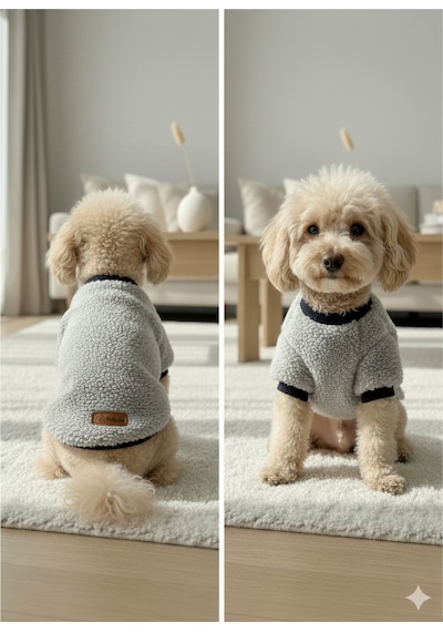 Kedi - Köpek Welsoft Yumuşak Peluş Sweat - Kıyafeti- Mont - Yelek