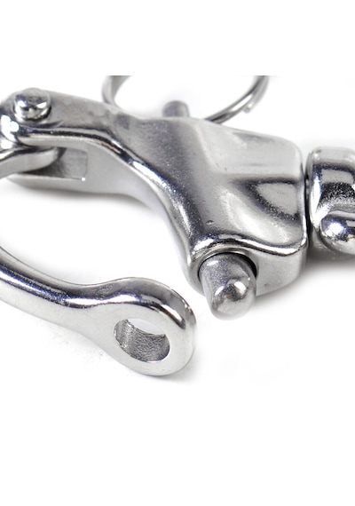 2'li Fırdöndülü Mandar Kilidi. 12mm. Snap Shackle. 304 Krom