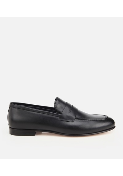 Hotiç Erkek Deri Bordo Klasik Loafer