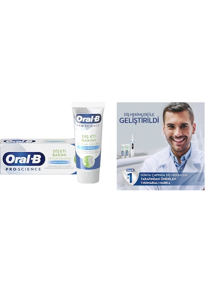 Oral-B Diş Eti Bakımı ve Plak Kalkanı Diş Macunu 4 x 50 ML