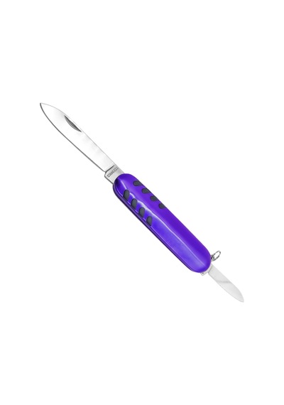 Argeus Çift Ağızlı Cep Kamp Çakısı Mor K5017-8 Çok Renkli