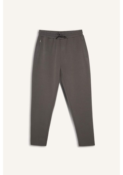 Defacto Slim Fit Dar Kesim Fermuarlı Standart Paça Jogger Eşofman Altı S3309az25augr311 Gri-gr311