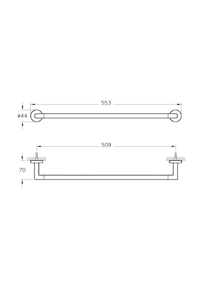 VitrA Minimax A44784 Uzun Havluluk Krom