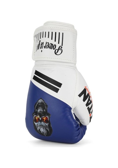 Titan Sport Mavi Beyaz Kurukafa Desenli Boks Eldiveni Çok Renkli