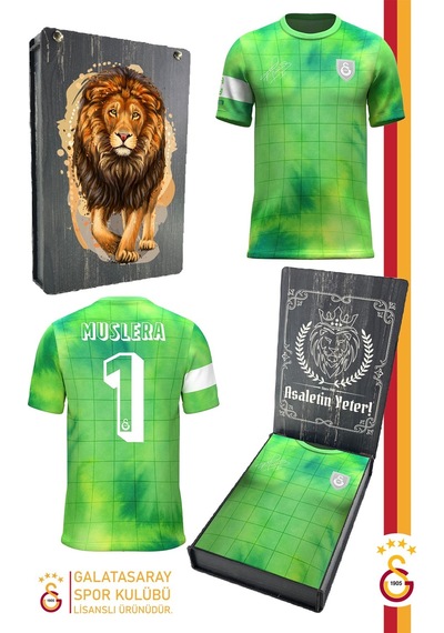 Gsstore Galatasaray Lisanslı Muslera Match Day Çocuk T-shirt Gs Aslan Baskılı Hediyelik Ahşap Kutulu Yeşil Gsstore Galatasaray Lisanslı Muslera Match Day Çocuk T-shirt Gs Aslan Baskılı Hediyelik Ahşap Kutulu Yeşil