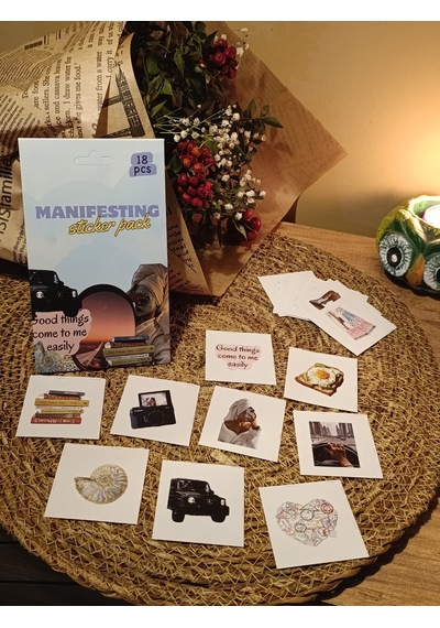 Manifest / Motivasyon / Olumlama / Motto / Hedefler Sticker Seti Diğer