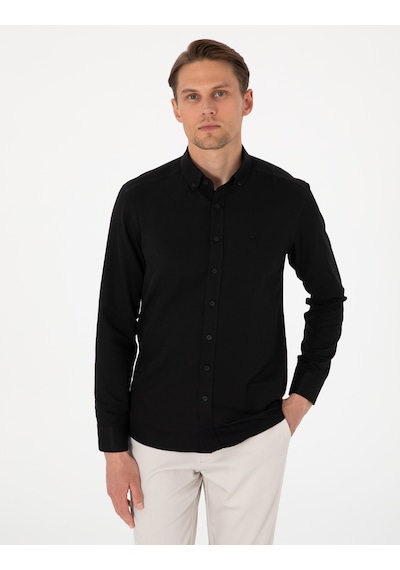 Pierre Cardin Erkek Siyah Gömlek Desenli 50306996-vr046 Siyah Pierre Cardin Erkek Siyah Gömlek Desenli 50306996-vr046 Siyah