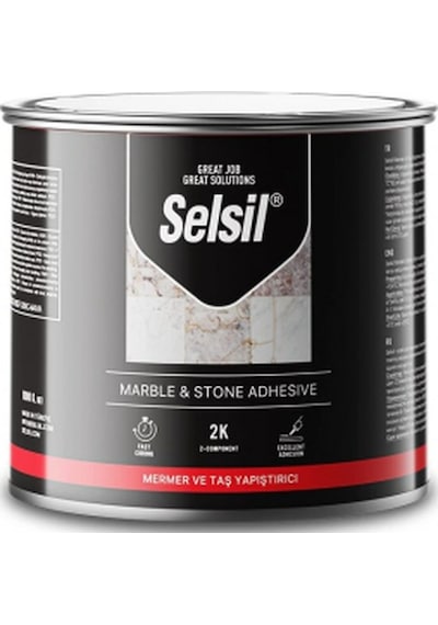 Selsil Mermer - Taş Teneke Seramik Yapıştırıcı 250gr 5324