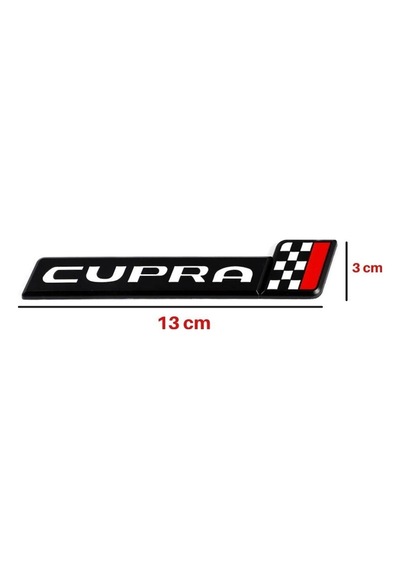 Seat Cupra Metal Bagaj Çamurluk Arma Siyah