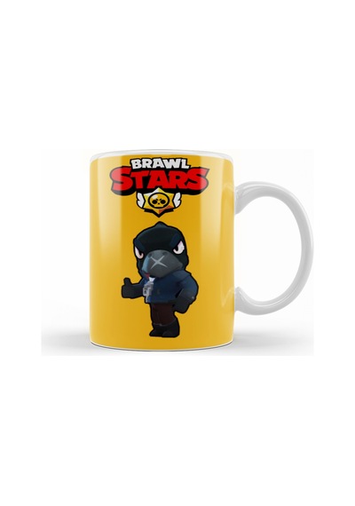 Black Crow Brawl Stars Kupa Bardak Porselen No28419 Karışık