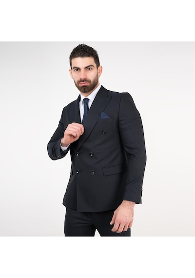 Apartro Kruvaze Slimfit Erkek Takım Elbise