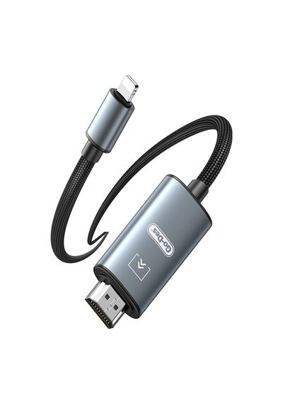 Go Des Gd-hm812 Lightning To Hdmı Kablo 2 Metre Gri