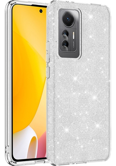 Xiaomi Uyumlu Mi 12 Lite Kılıf Zore Parıltılı Simli Shining Silikon