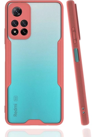 Newface Xiaomi Redmi Note 11 Pro Plus 5g Kılıf Platin Silikon - Pembe