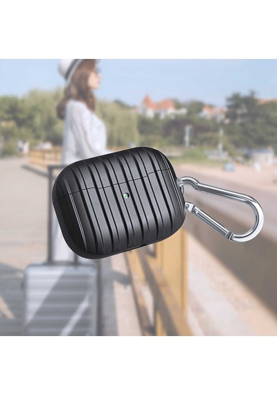 Lexroo Apple AirPods Uyumlu Pro Airbag 21 Kılıf - Siyah