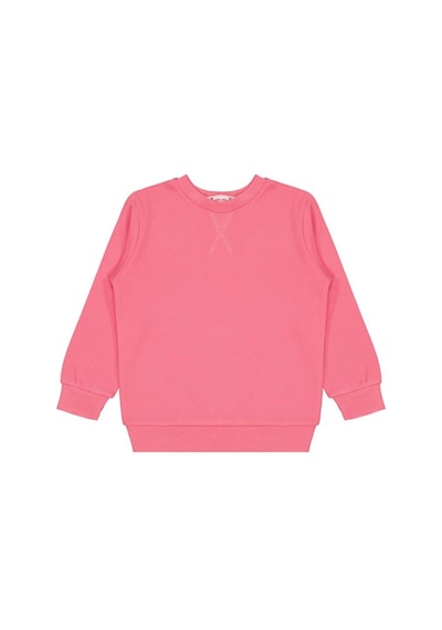 Civil Girls Düz 2-5 Yaş Sweatshirt Koyu Pembe