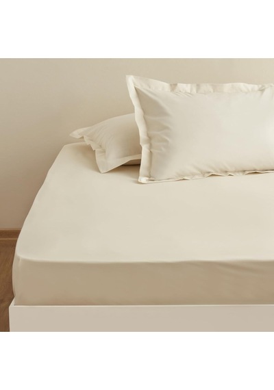 Fitted Çarşaf Ekru 100x200+30 Cm Genel